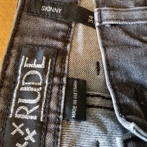 Rude long shorts black greatly jeans great shape